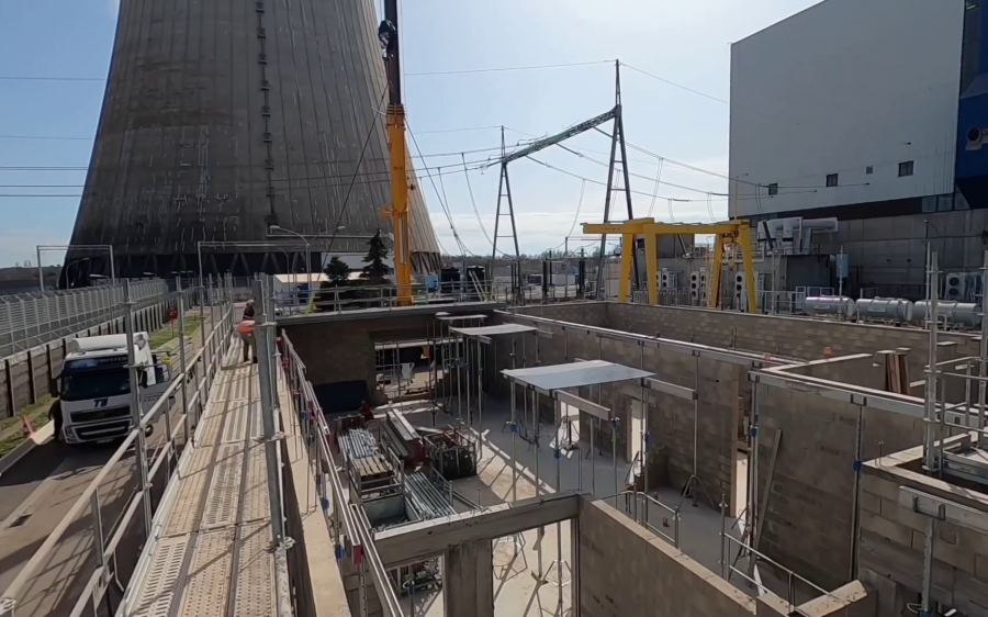 Construction d'une laboratoire au CNPE De Dampierre en Burly